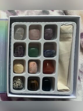 Polished Tumbled Stone Crystal Set - Multi Color